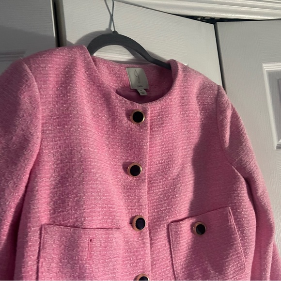 Pink Tweed Crop Jacket (8) - Picture 8 of 12
